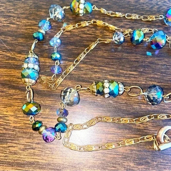 Beautiful Crystal Necklace Vintage - Picture 1 of 9